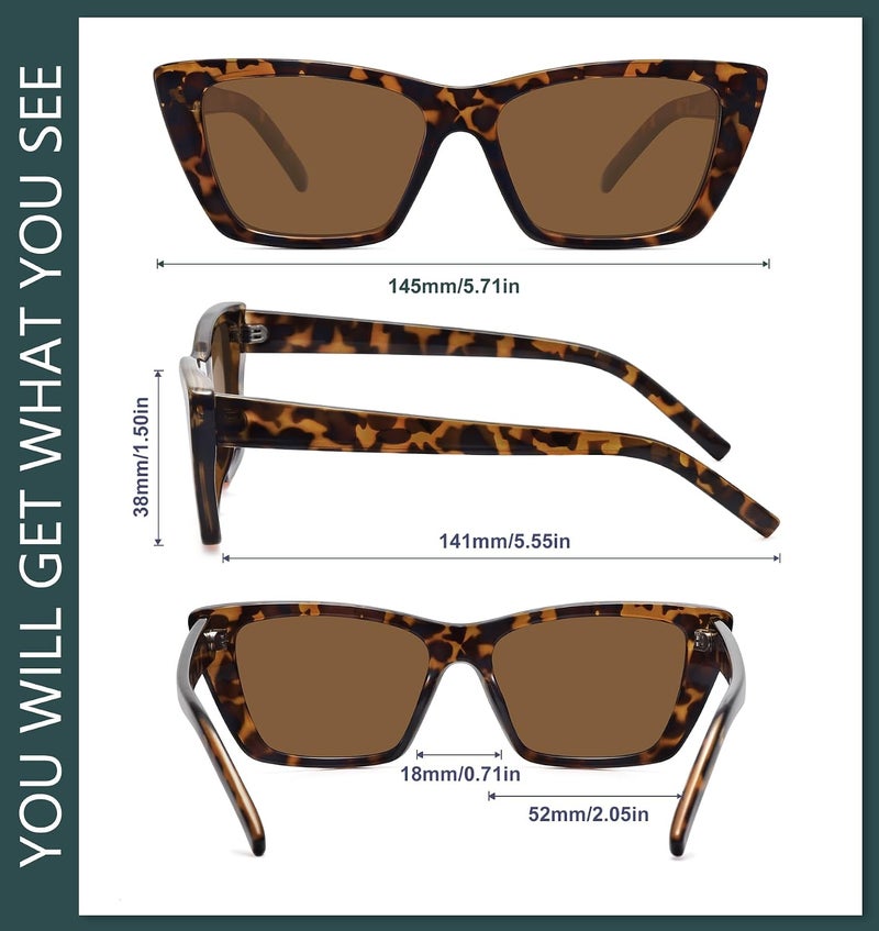 WOWSUN womens 1224 Sunglasses (pack of 1) - Image 5