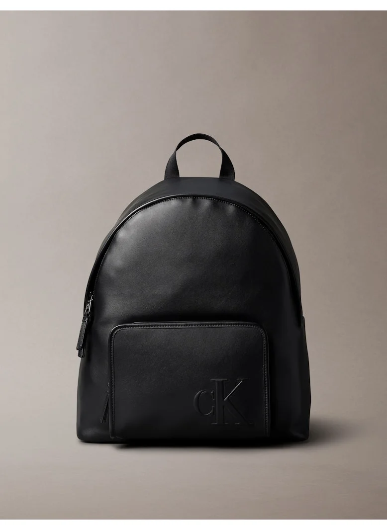 Calvin Klein Jeans Logo Detailed Top Handle Zip Over Backpack