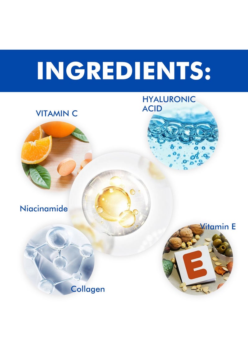 ويست اند مانث محلول سيروم الوجه بوتوكس، سيروم بوتوكس للنساء، سيروم فيتامين سي وسيروم الكولاجين لتقليل الخطوط الدقيقة والتجاعيد، يغذي ويملأ البشرة 30 مل - Image 5