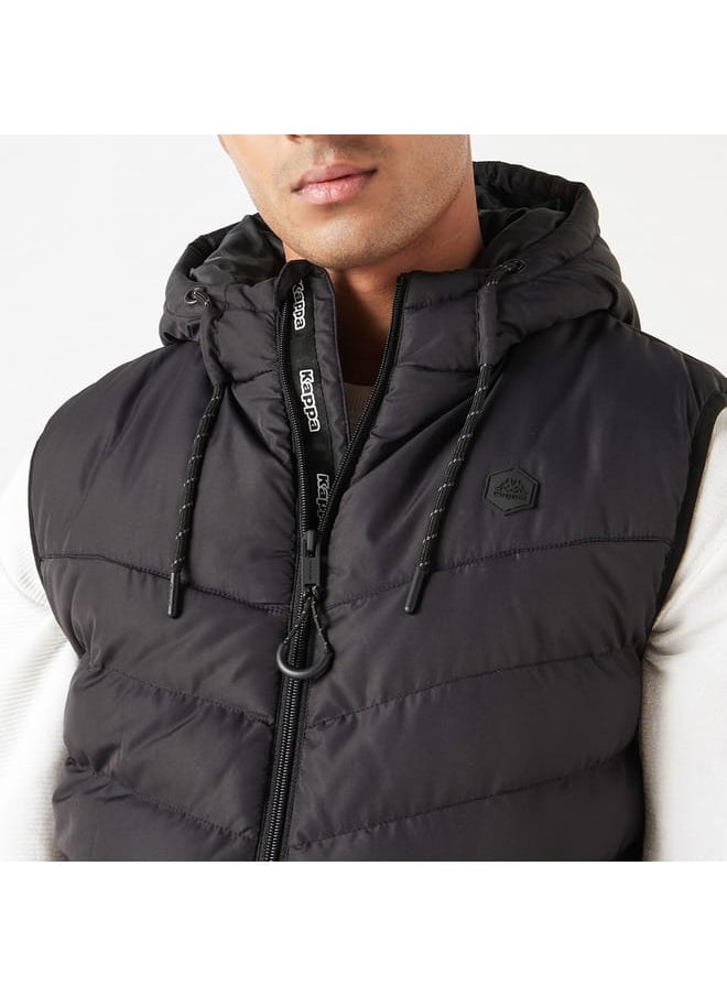 Kappa Quilted Sleeveless Zip Through Jacket with Hood and Pockets - pzsku/ZA8BCABBABF2F355D4E23Z/45/_/1728433333/cd47c0e4-25a0-45fa-87e1-1702f53bc4dd