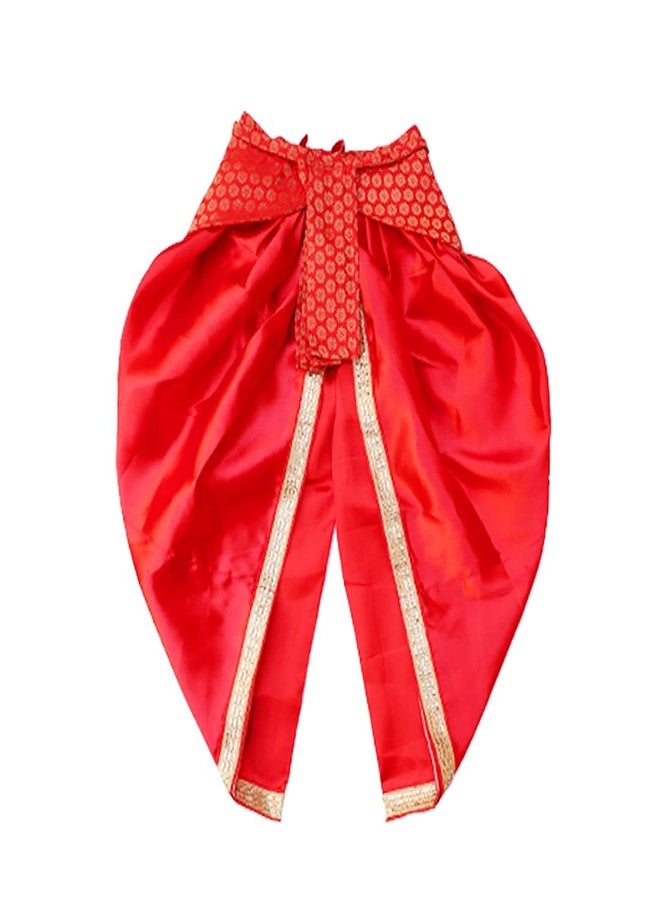 DESI ANDAAZ Krishna Dress for Kids - Fancy Dress for Boys & Girls | Bal Krishna Dress with Mukut, Flute & Accessories (Set of 10)| Janmashtami - Image 4