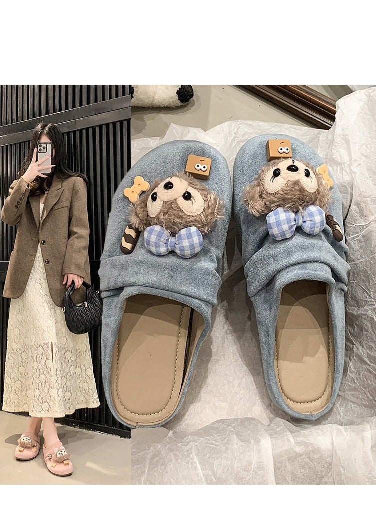 Cute Cartoon Fashionable Versatile Baotou Slippers  - Image 2