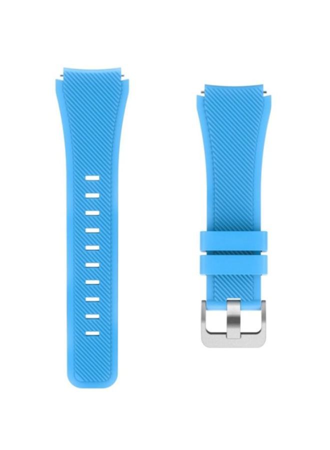 Silicone Watch Band For Samsung Gear S3 Sky Blue