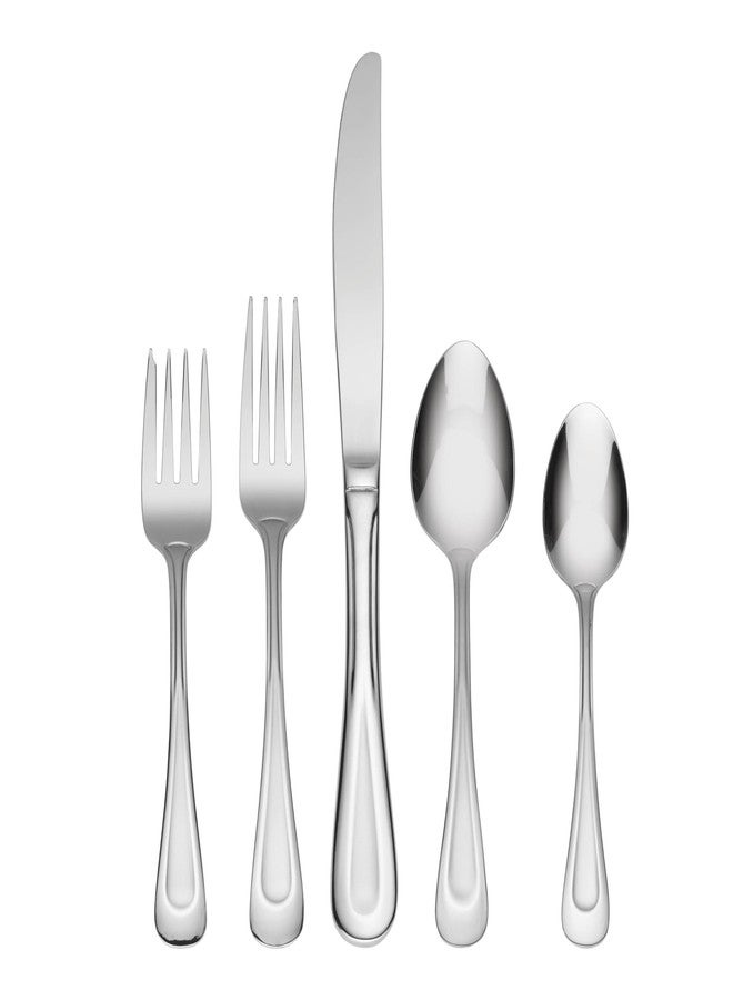Oneida Satin Sand Dune Flatware, 45 Piece, Multi - Image 1