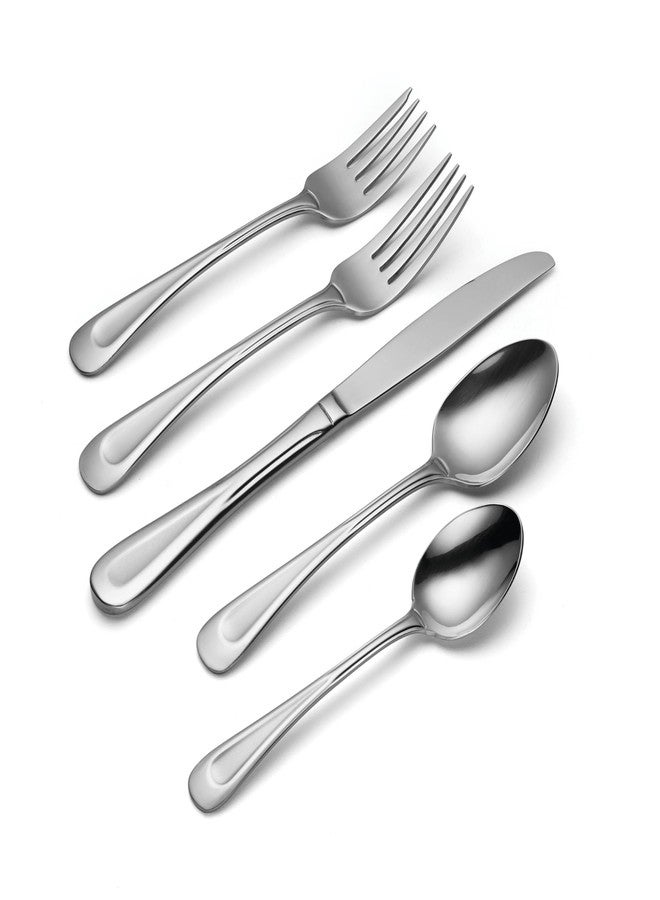 Oneida Satin Sand Dune Flatware, 45 Piece, Multi - Image 3