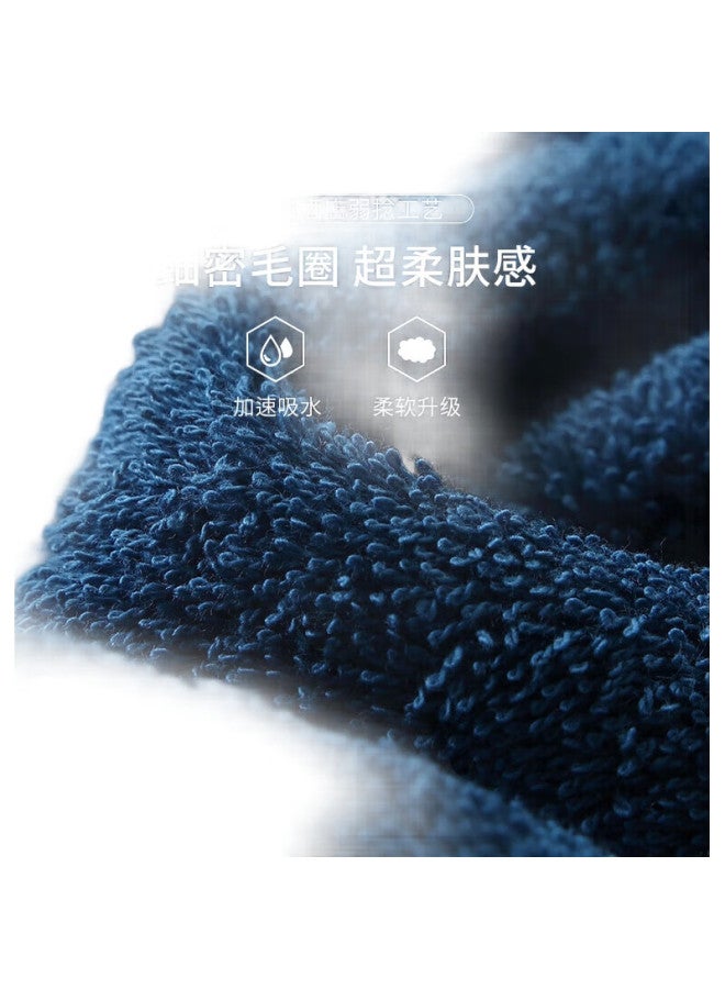 Canasin Kang'Erxin Five-Star Hotel Pure Cotton Large Bath Towel, Crown Embroidery, Thickened Absorbent, For Men And Women, Gentleman Gray, 150*80Cm - Image 1