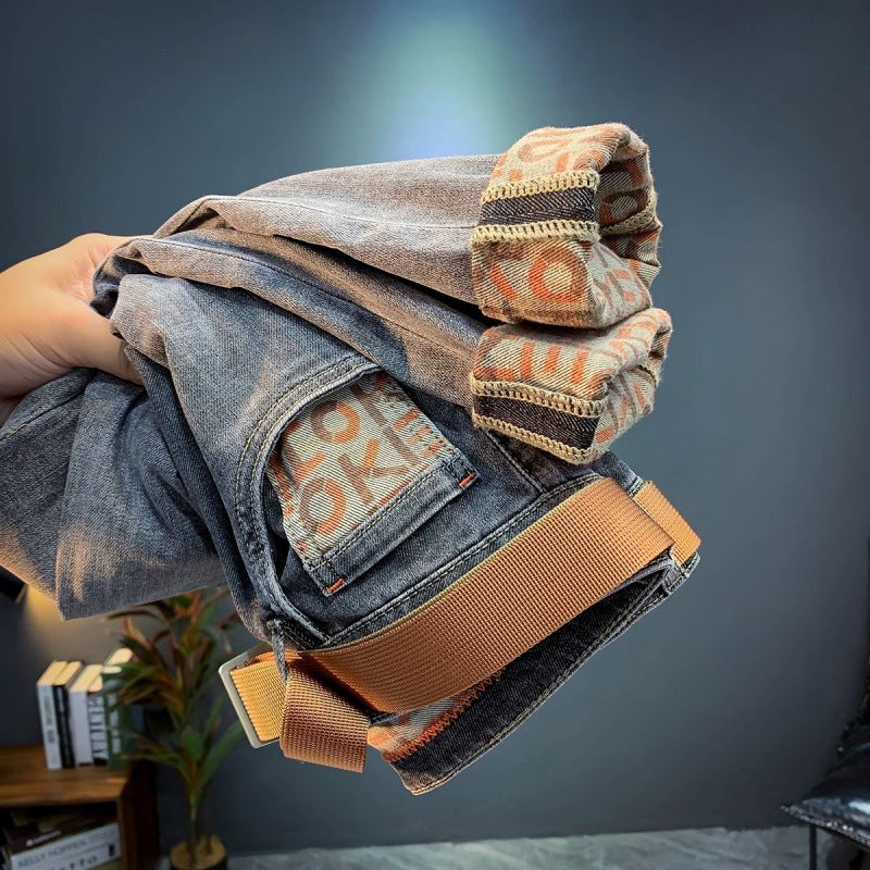 Unisex Casual Daily Denim Jeans - Image 4