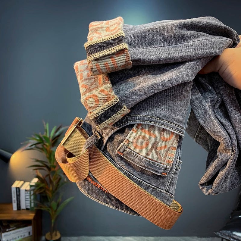 Unisex Casual Daily Denim Jeans - Image 3