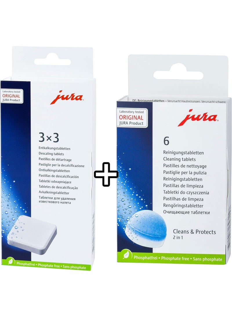 jura Descaling Tablets and Cleaning Tablets for Jura-Capresso Automatic Coffee and Espresso machines Combi pack - Image 2