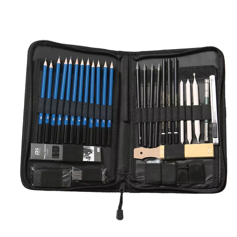 Other pencils, Dasheng 40pcs sketch and charcoal pencil sketch set, with sketch pad set - Image 2