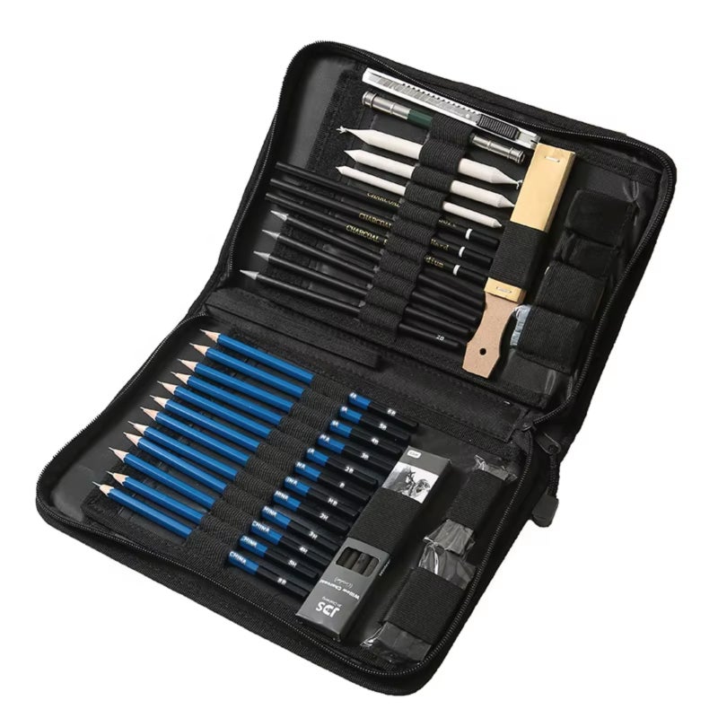 Other pencils, Dasheng 40pcs sketch and charcoal pencil sketch set, with sketch pad set - Image 1