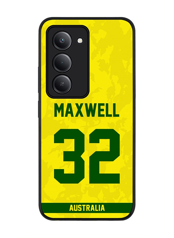 Stylizedd For Xiaomi Redmi 15 5G Case,Slim fit Camera Protection, Shockproof Thin Phone cover  - Australia Glenn Maxwell, Jersey No 32 - Image 1