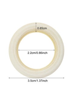 Wooden Rings 30Pcs 35Mm Natural Unfinished Solid Wood Rings Smooth Wood Circles For Diy Craft Pendant Connectors Jewelry Making (35Mm) - pzsku/ZA8BCEBCA1016A62F7968Z/45/_/1734348000/1fcad3d7-3926-4a61-a39f-b49ed3fc8dfc