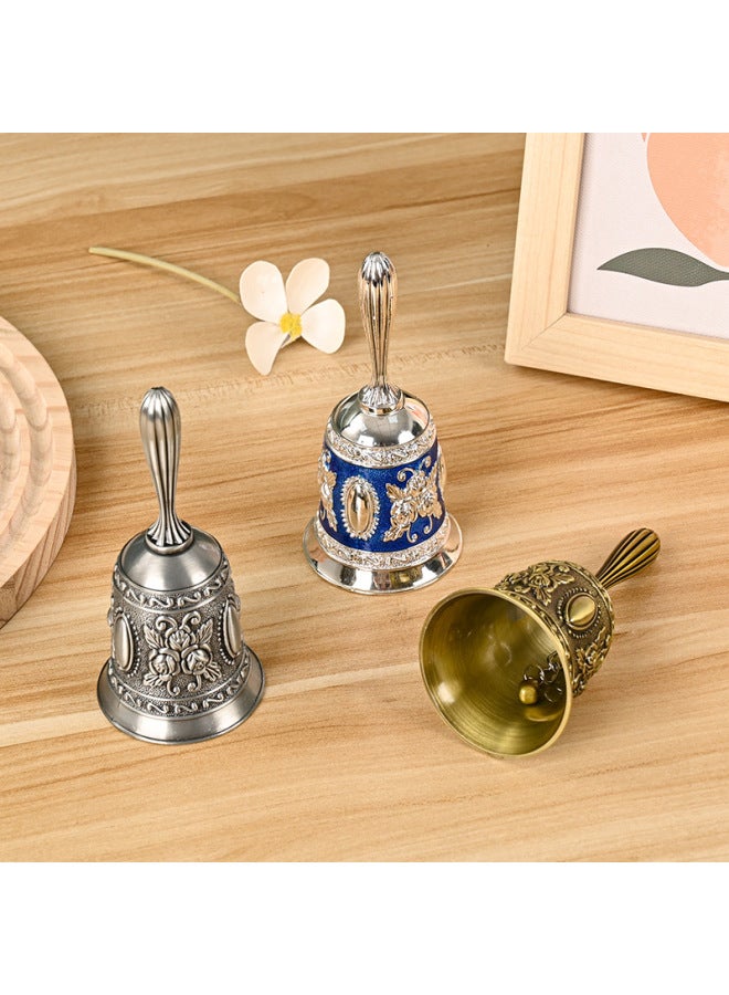 Metal Hand Bell Bar Restaurant Pass Dishes Hand Bell On Class Bell Baby Bell Bedside Call Bell-Specifications:Light Body 5002:4.7*4.7*10cm - Image 1