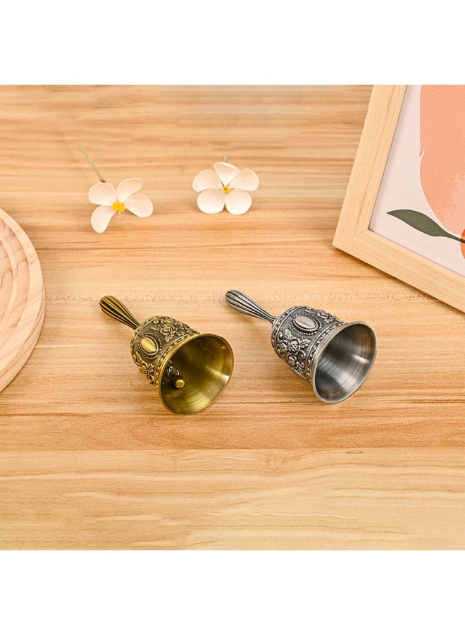 Metal Hand Bell Bar Restaurant Pass Dishes Hand Bell On Class Bell Baby Bell Bedside Call Bell-Specifications:Light Body 5002:4.7*4.7*10cm - Image 4