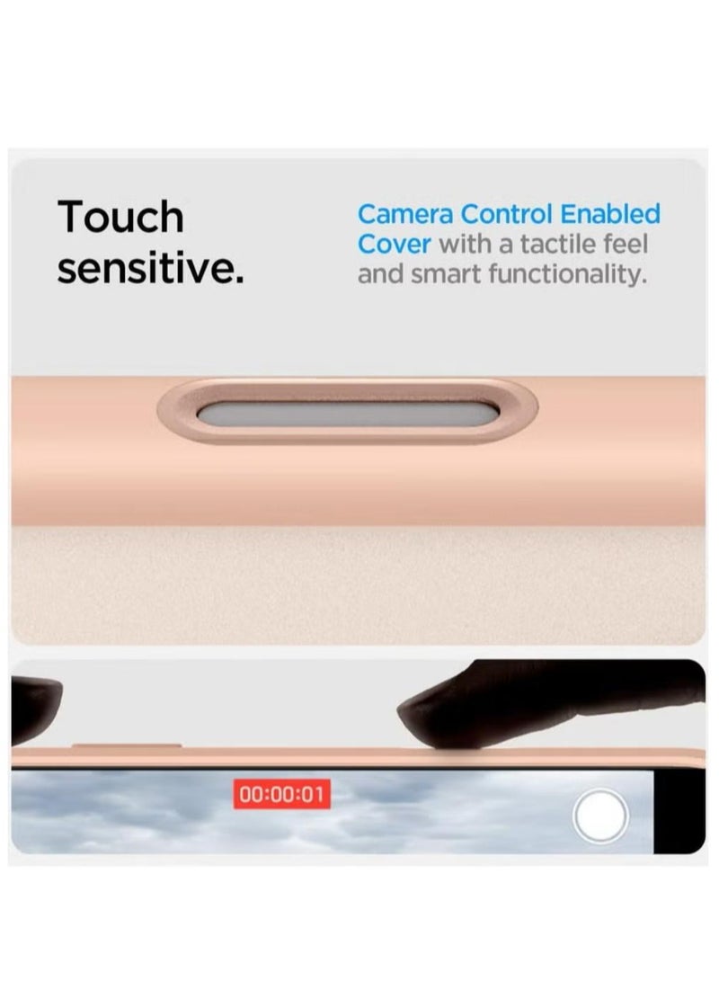 Spigen Ultra Hybrid MagFit T for iPhone 16 PRO Case Cover [Camera Control Button Cover] with MagSafe (2024) - Frost Rose Titanium - Image 3