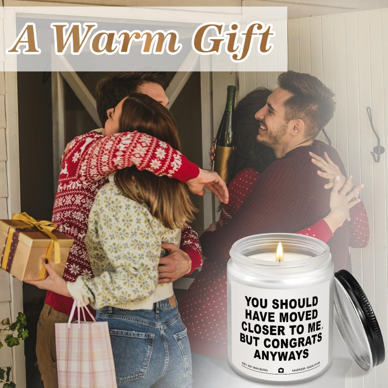 Gleevera Housewarming Gifts New Home, Best Housewarming Gifts 2026 - Handmade Lavender Scented Candle - New Home Gift Candle Ideas, House Warming Gift for Friends Couple New Homeowner (7oz) - Image 2