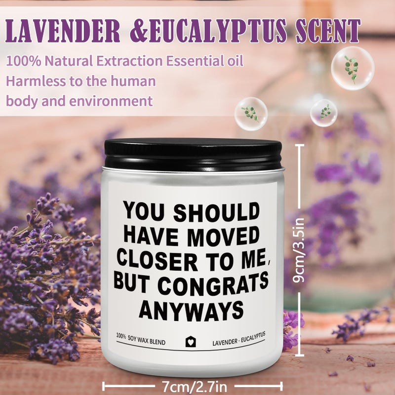 Gleevera Housewarming Gifts New Home, Best Housewarming Gifts 2026 - Handmade Lavender Scented Candle - New Home Gift Candle Ideas, House Warming Gift for Friends Couple New Homeowner (7oz) - Image 3