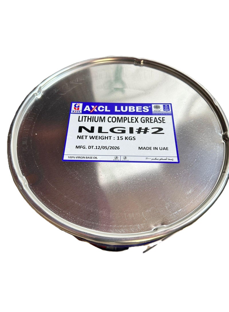 AXCL Lithium Complex Blue Grease NLGI#2 15Kgs - Image 2