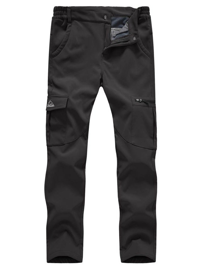 Gopune Women's Waterproof Windproof Outdoor Hiking Snow Ski Insulated Pants Medium Black - Image 1