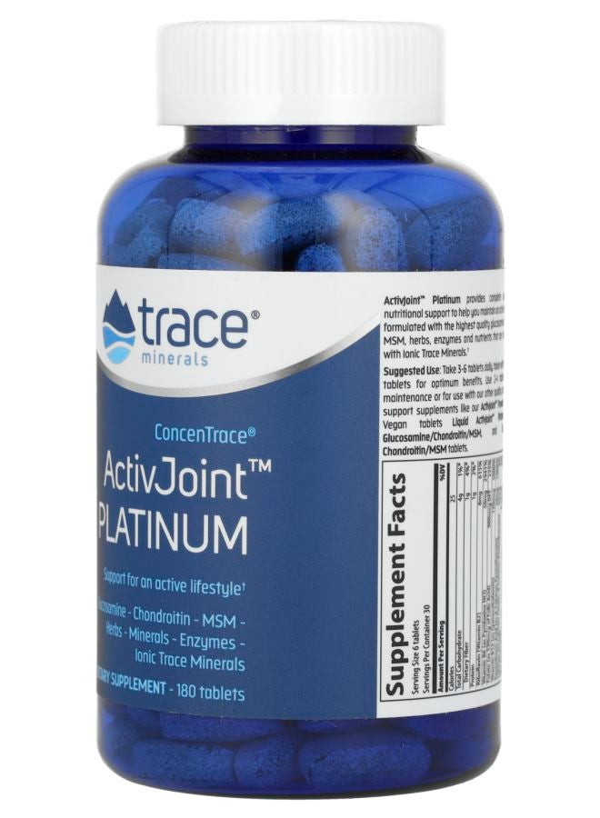 TRACE Concentrace ActivJoint Platinum 180 Tablets - Image 2