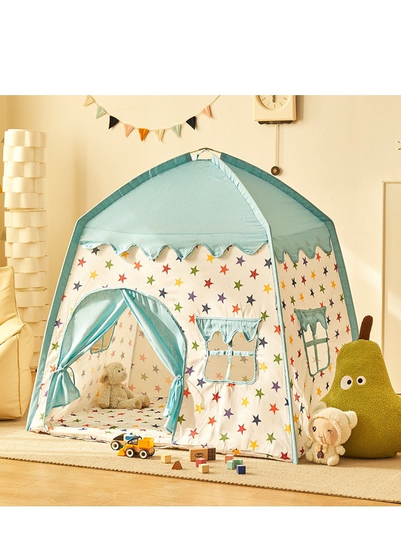 عام الأطفال متعة خيمة الأميرة القلعة متعة خيمة الأطفال الأميرة خيمة مع السجاد الكرة الملونة الأعلام سحابة خيمة من السهل بناء وإيقاف اللعب في الهواء الطلق في الأماكن المغلقة لعبة خيمة فتاة أميرة لعبة منزل الصبي في الأماكن المغلقة منزل الطفل هدية عيد ميلاد - Image 1