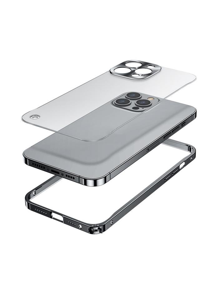 اس-توب جراب لهاتف iPhone 14 بإطار معدني + جراب هاتف PC غير لامع - Image 4