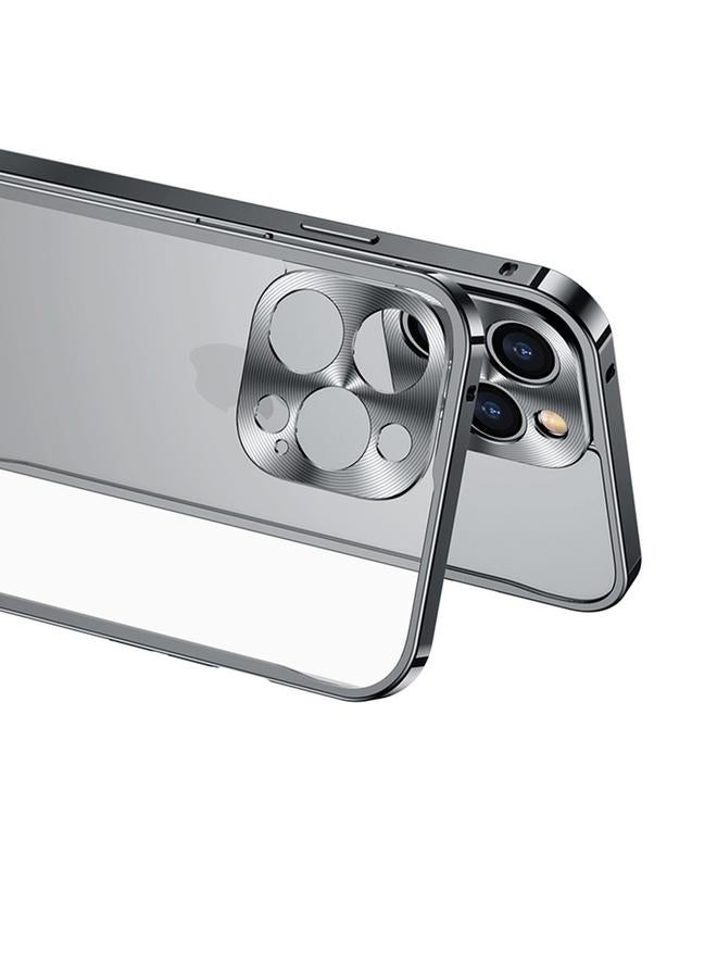 اس-توب جراب لهاتف iPhone 14 بإطار معدني + جراب هاتف PC غير لامع - Image 5