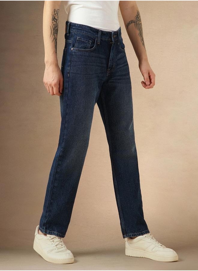 Dennis Lingo Men’s Relaxed Fit Indigo Jeans – Classic and Comfortable  - Image 3