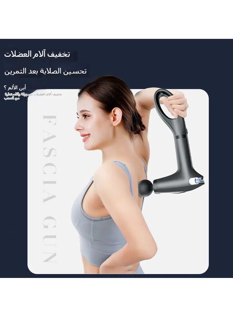 general Fascia gun, professional relaxation massager, extended handle, neck membrane gun, impact muscle membrane, fascia gun. - Image 5
