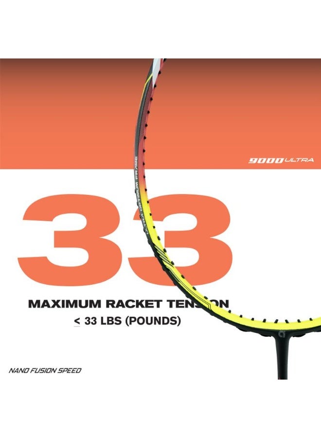 Apacs apacs Nano Fusion Speed 9000 Ultra Yellow Unstrung Badminton Racquet  (Pack of: 1, 81 g)  - Image 4