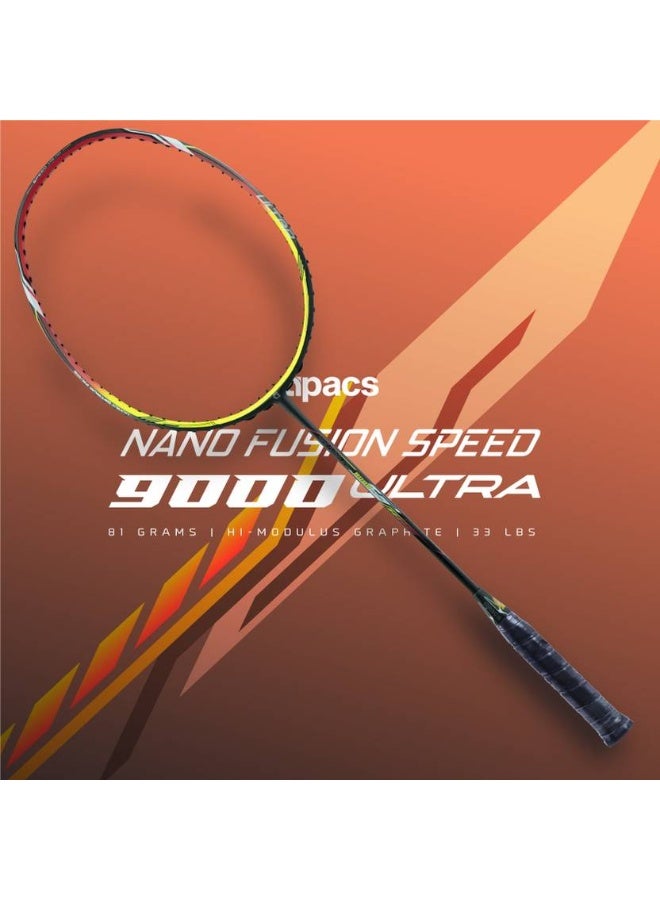 Apacs apacs Nano Fusion Speed 9000 Ultra Yellow Unstrung Badminton Racquet  (Pack of: 1, 81 g)  - Image 2