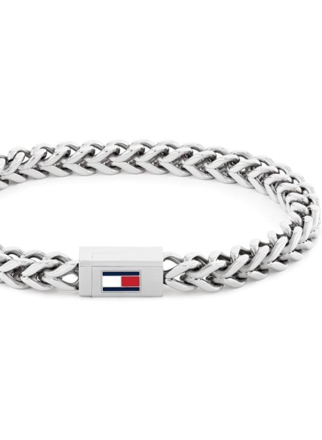 TOMMY HILFIGER Chain Bracelet in Stainless Steel with the Iconic Tommy Hilfiger Flag - Image 3