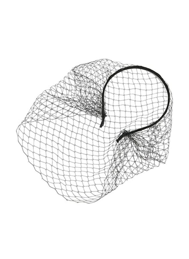 Teensery Black Veil Headband Elegant Mesh Veil Hairband Tea Party Hair Hoop Hair Accessories For Women And Girls 1 Piece  - Image 2
