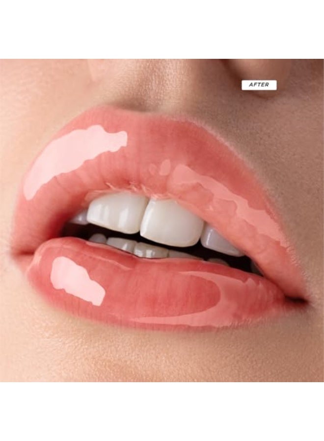 Gisou Honey Infused Hydrating Lip Oil, Nourishing Lip Moisturizer for Dry Lips (Bee-llini Peach)-8ml - Image 3