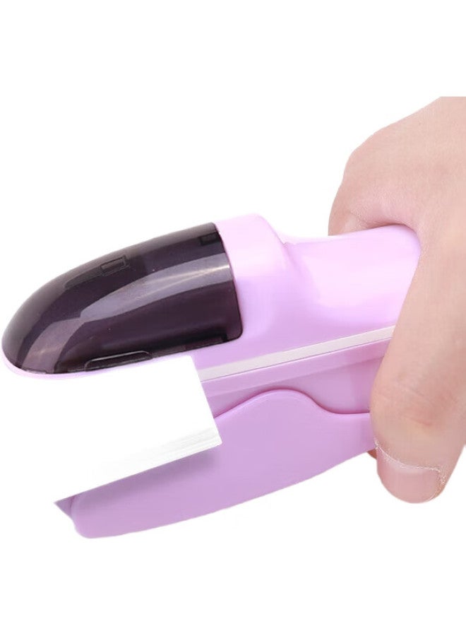 Kw-trio Kedeyou Handheld Stapler, Needleless Stapler For Students, Eco-Friendly Stapler, Small Size, Effortless Binding, Can Staple Up To 8 Pages - Image 1
