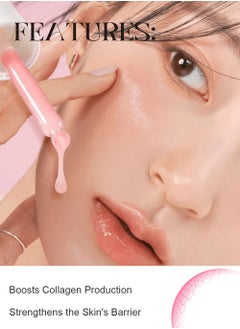 KOEC PDRN Pink Peptide Serum, Pink Peptide Glow Serum,Niacinamide, Hydrating & Moisturizing & Firming, Uneven Skin Tone, Dark Spot Care,30ml  - Image 4