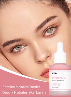 KOEC PDRN Pink Peptide Serum, Pink Peptide Glow Serum,Niacinamide, Hydrating & Moisturizing & Firming, Uneven Skin Tone, Dark Spot Care,30ml  - Image 5