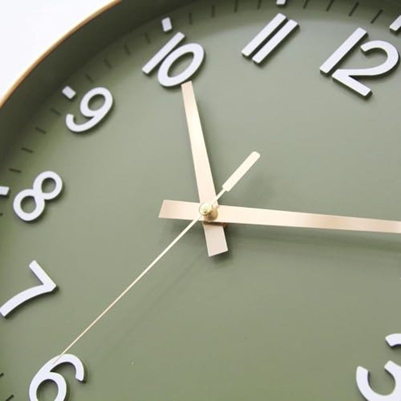 12inch Silent Wall Clocks Battery Operated Clock Quartz Movement Non-Ticking Wall Clock for Home Office Decor - Image 3