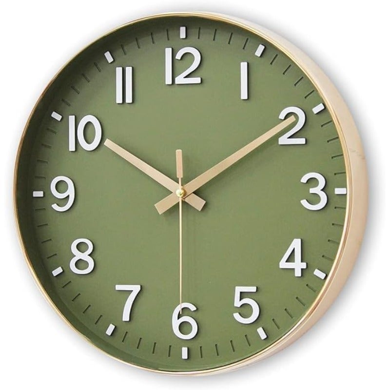 12inch Silent Wall Clocks Battery Operated Clock Quartz Movement Non-Ticking Wall Clock for Home Office Decor - Image 2