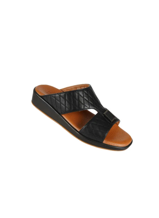 barjeel uno Barjeel Uno Boys Arabic Slippers 008-3341 BMSA-120-Black