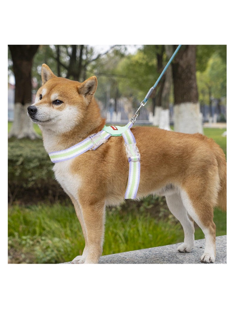 SYOSI Dog Harness Medium Size Dog - No Pull Dog Vest Harness, Anti Pull Pet Vest Harness | Dog Adjustable Breathable Lightweight Disc Vest Pet Harness, Vest Lead for Small Medium Pet - Image 3