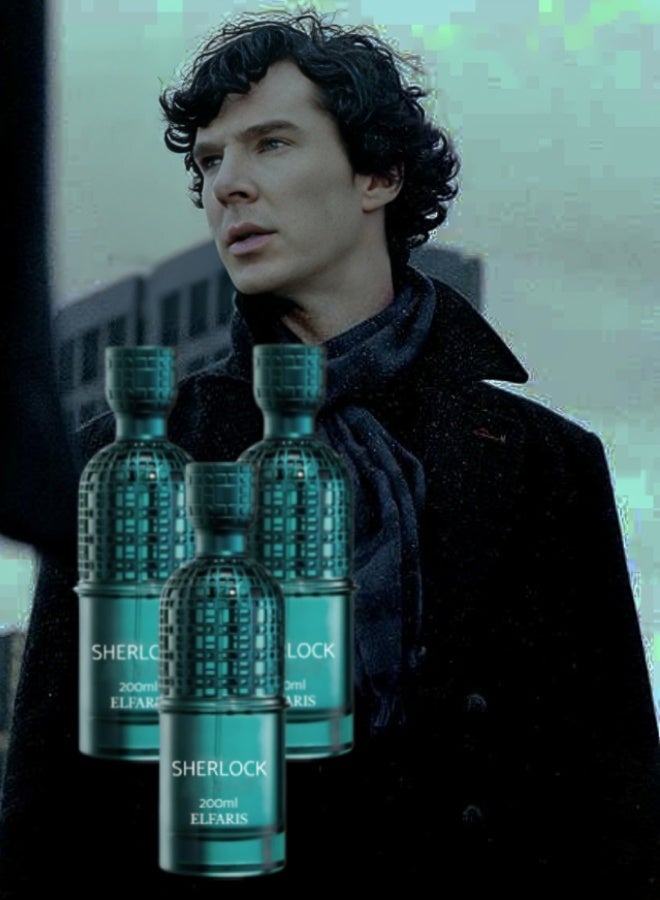 ELFARIS 3 Pieces Sherlock Perfume 200ML - Image 1