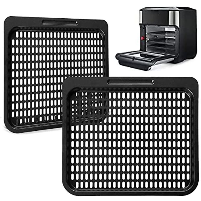 Air Fryer Cooking Tray Replacement, 10 QT Mesh Cooking Rack Air Fryer Accessories for Instant Vortex Plus10 Quart Air Fryer Oven, Dishwasher Safe