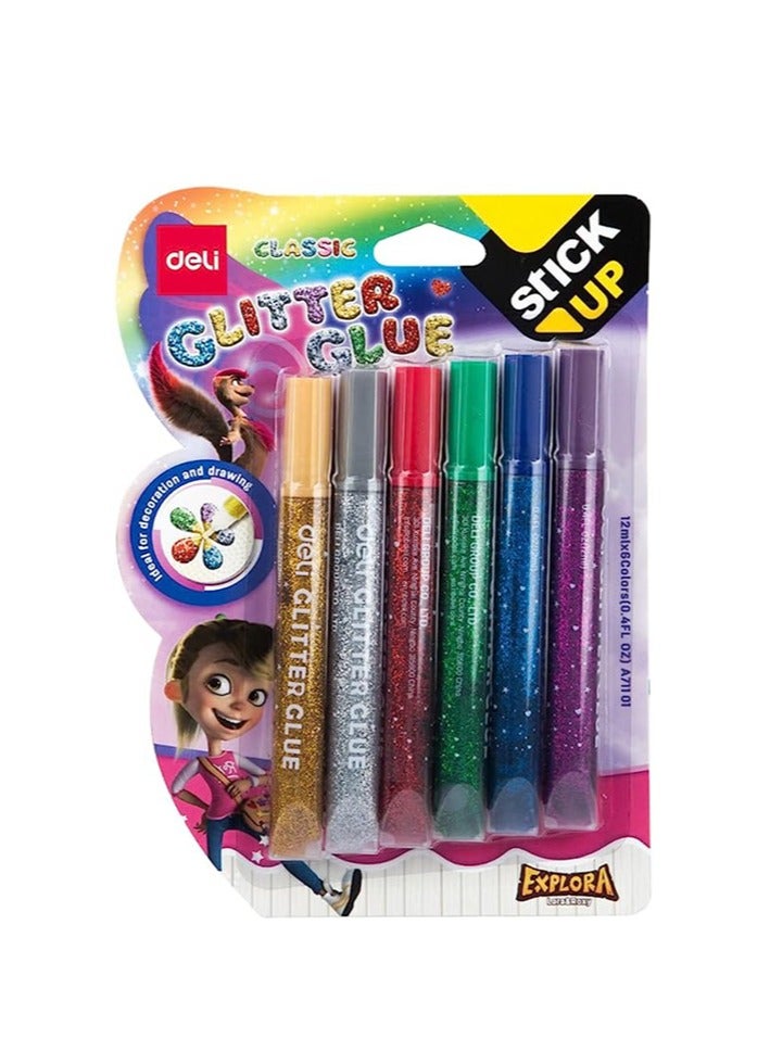 ديلي مجموعة غراء لامعة مكونة من 12 قطعة، متعددة الألوان - Image 2