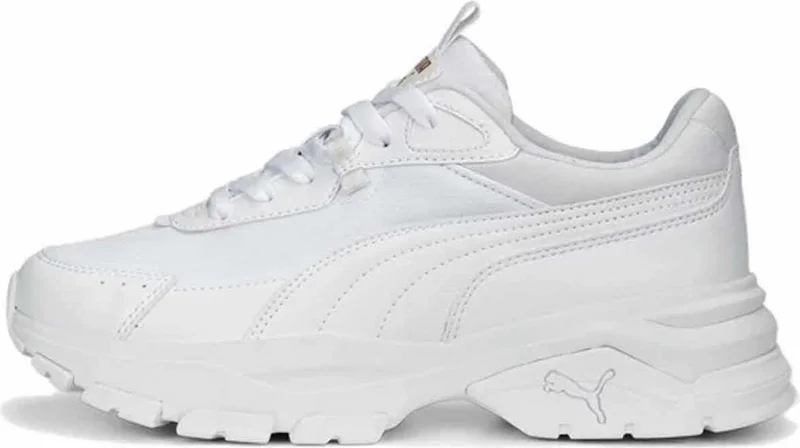بوما High Sole Women's Sports Shoes Cassia Via Women's Sneaker Shoes 389223-01 White