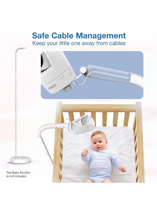 VTech Baby Monitor Floor Stand Compatible with Most VTech Baby Monitor, Baby Camera Stand Mount, Safety for Nursery - Image 3