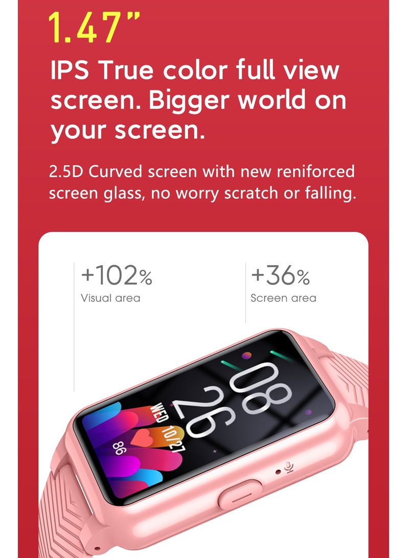 Kids Smart Watch for Children Elderly Watch for Senior Fall Detection GPS Positioning Sim Card SOS Phone Call Body Temperature Footprint Tracking Waterproof Heart Rate Blood Oxygen Pressure S10 - Image 4