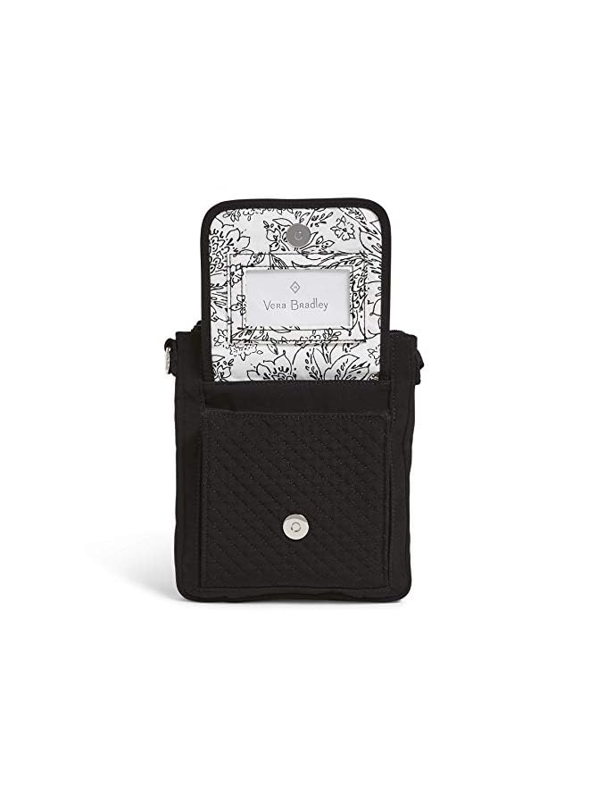 Vera Bradley Microfiber Mini Hipster Crossbody Purse with RFID Protection, Bahama Bay, One size - Image 3