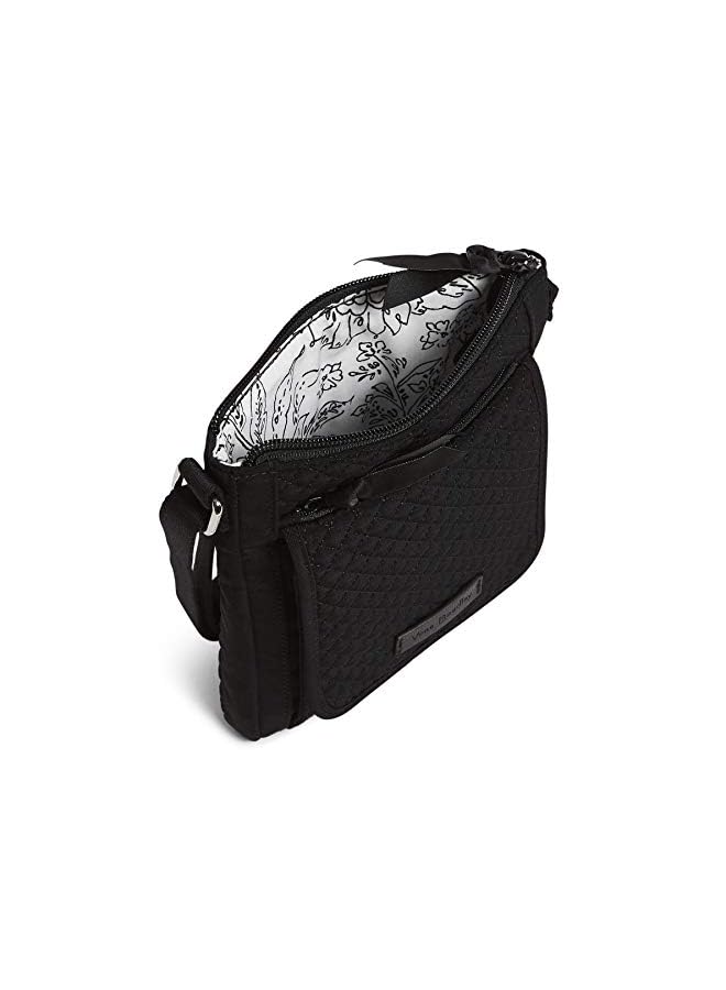 Vera Bradley Microfiber Mini Hipster Crossbody Purse with RFID Protection, Bahama Bay, One size - Image 4